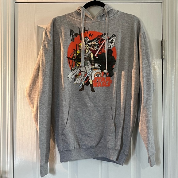 STAR WARS Rise of Skywalker Hoodie Sweatshirt Sz L NWT - Picture 3 of 7